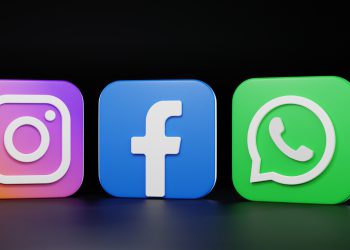 Social media applications, Facebook WhatsApp and Instagram