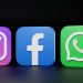 Social media applications, Facebook WhatsApp and Instagram