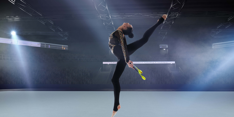 Gymnastics world, big sport, disciplinary exercise