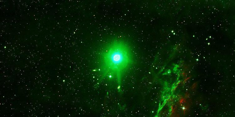 Rare Celestial Spectacle, Green Comet