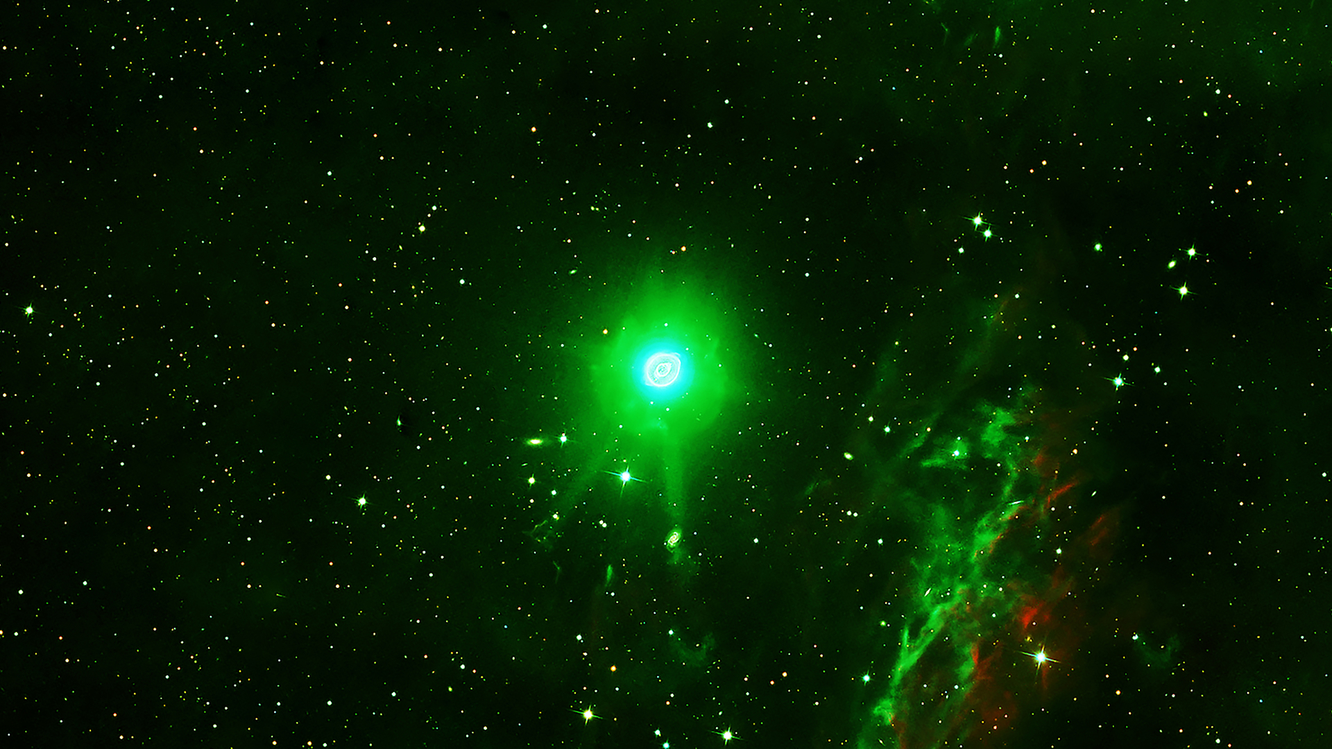 Rare Celestial Spectacle, Green Comet
