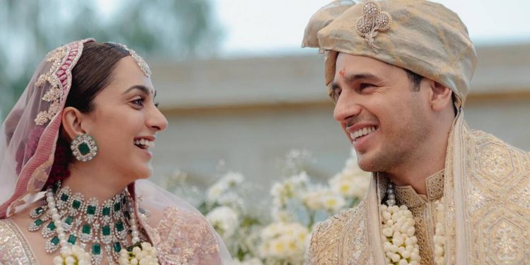 Bollywood couple, Sidharth Malhotra and Kiara Advani, private wedding ceremony
