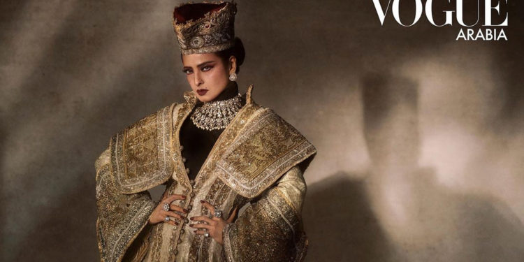 Bollywood icon Rekha, first-ever, Rekha Vogue Cover, Vogue Arabia cover, Bollywood fashion world