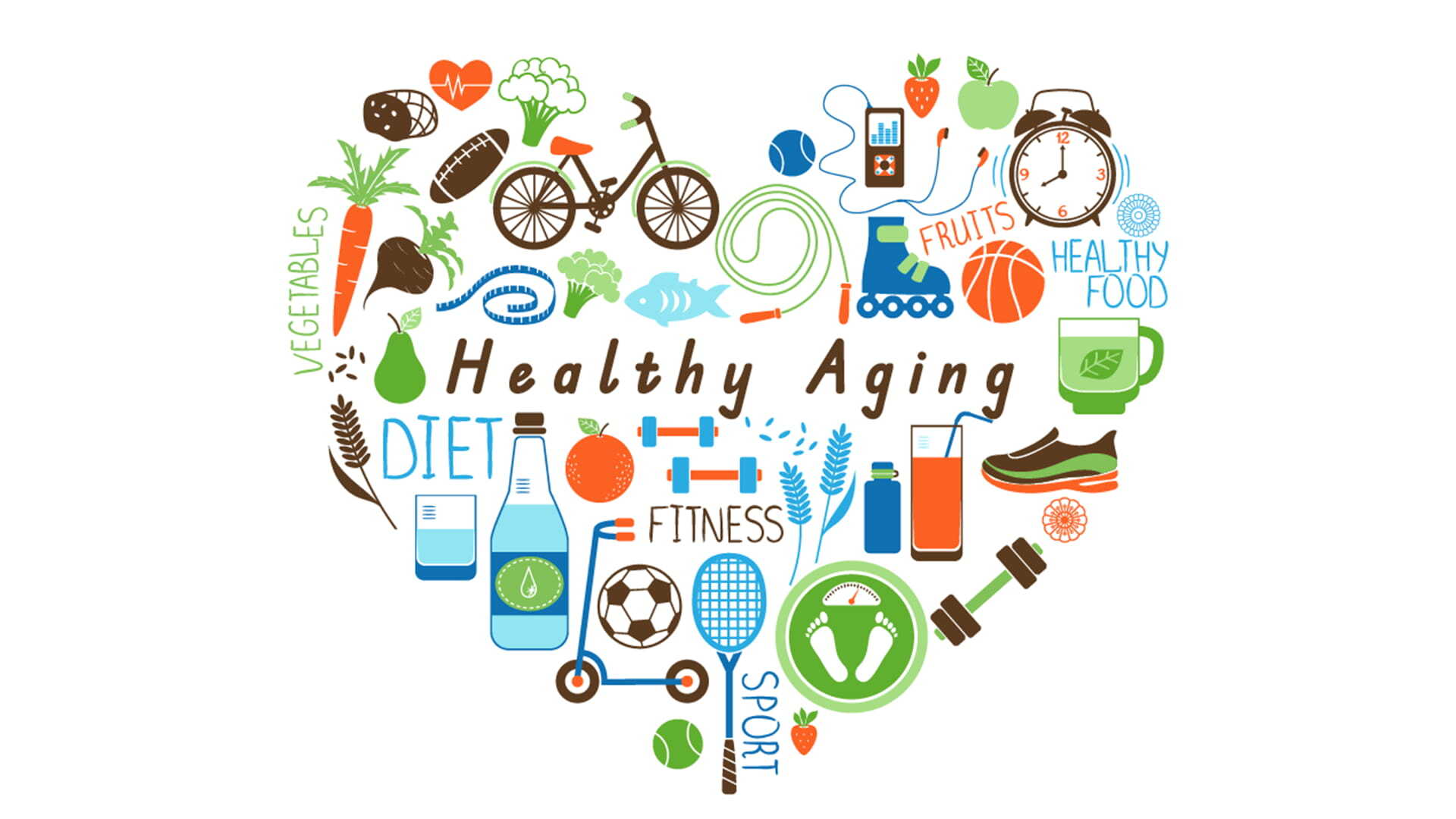 Age gracefully, healthily, vitality health,