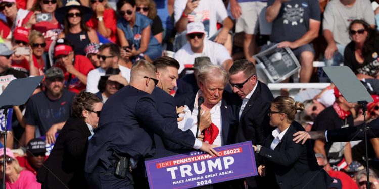 Assassination attempt on Donald Trump, US President Donald Trump