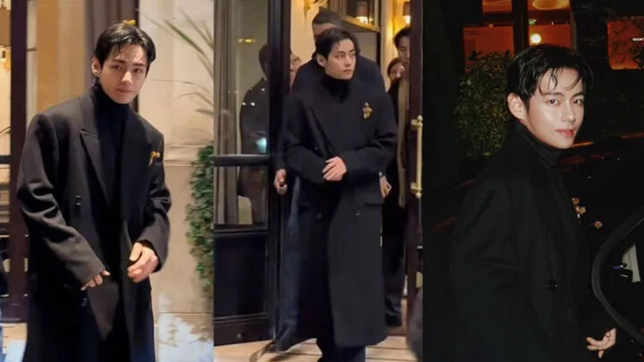 BTS V Paris Fashion Week, BTS member Kim Taehyung, BTS Taehyung,

