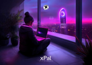 xPal Secure Messaging App for Desktop is live in a user laptop screen